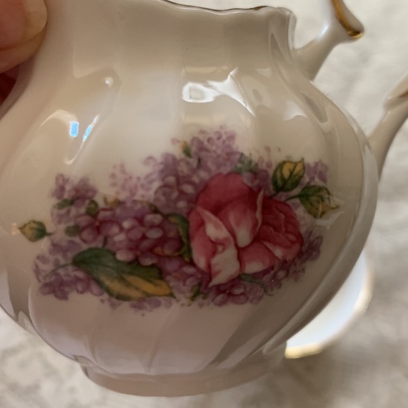 VINTAGE ALLYN NELSON COLLECTION FINE BONE CHINA-ENGLAND CREAMER/OPEN SUGAR 2pcs - Picture 8 of 9